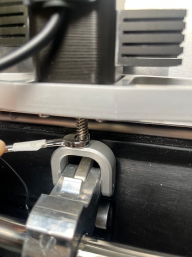 Set nut drop door motor