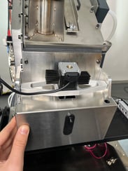 Repositioning drop door cover