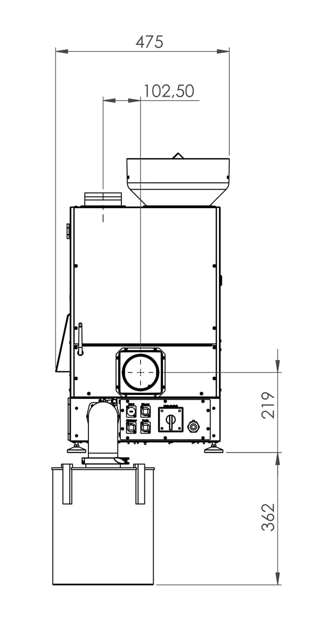 P3000 rear elevation