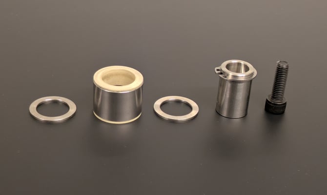 Tensioner wheel assembly parts