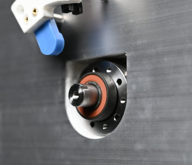 bearing protruding fully
