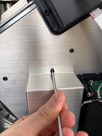 belt cover upper screw