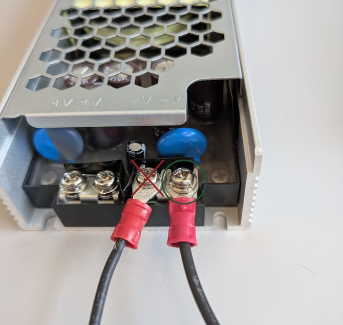 connect DC correctly