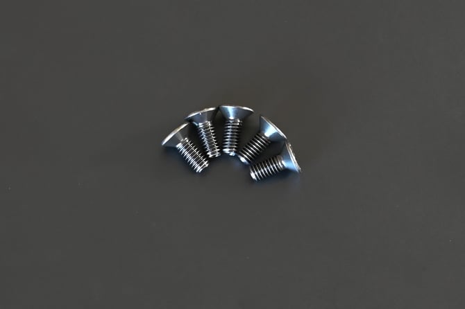 countersunk screws