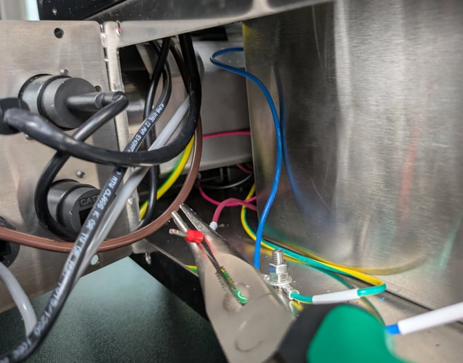 fish out PSU cables