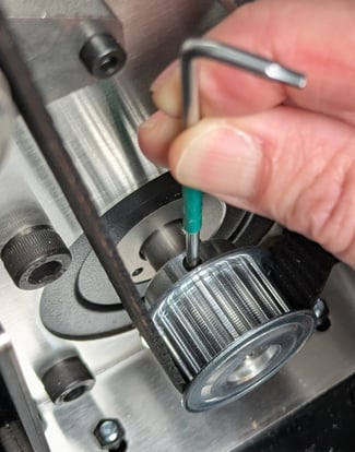 lower pulley grub screw 2