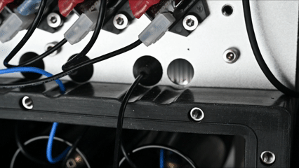 Push through live cable