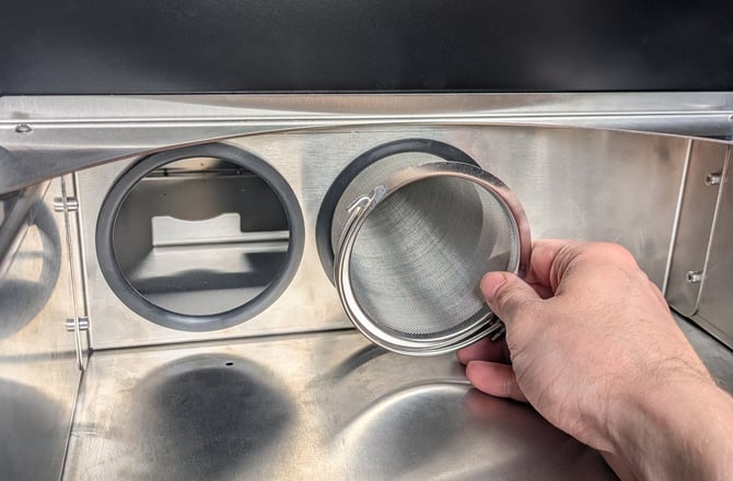 remove bean cooler filters