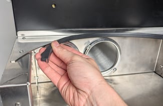 remove bean cooler lip gasket