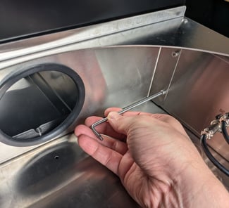 remove enclosure cover bolts