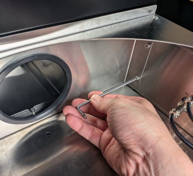 remove enclosure cover bolts