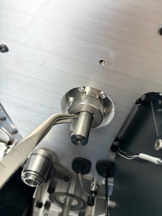removing drive key upper pulley