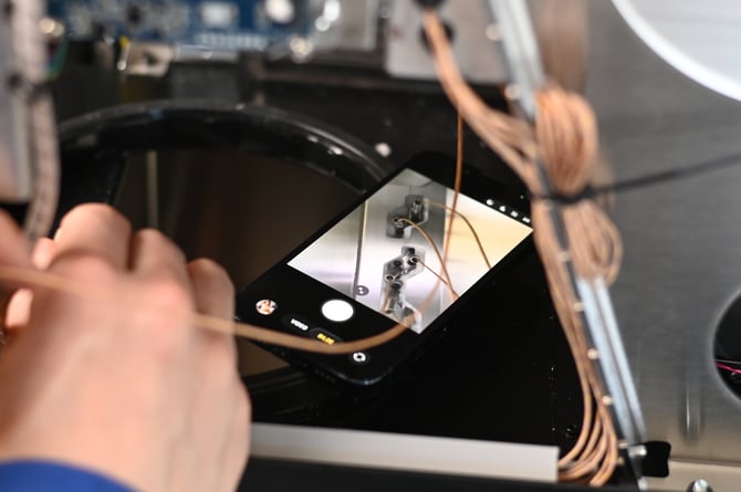 use phone to view sensors